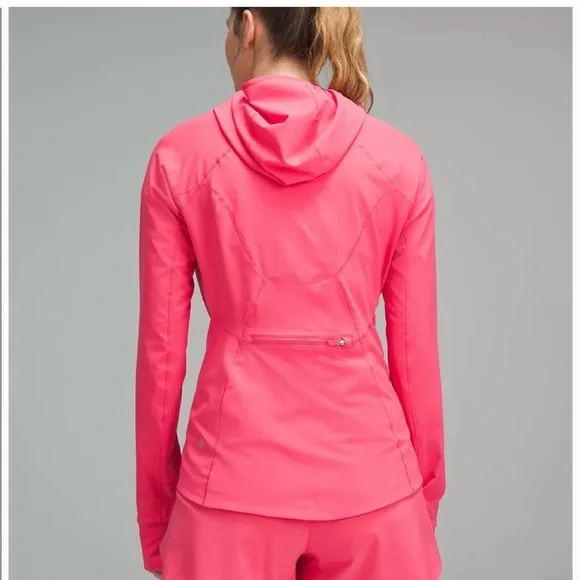 lululemon Glaze Pink Lightweight Mist over Windbreaker Hoodie Jacket - Picture 5 of 12